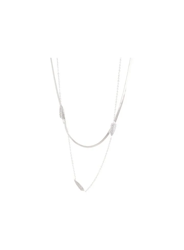 Stainless Steel Snake Silver Necklace