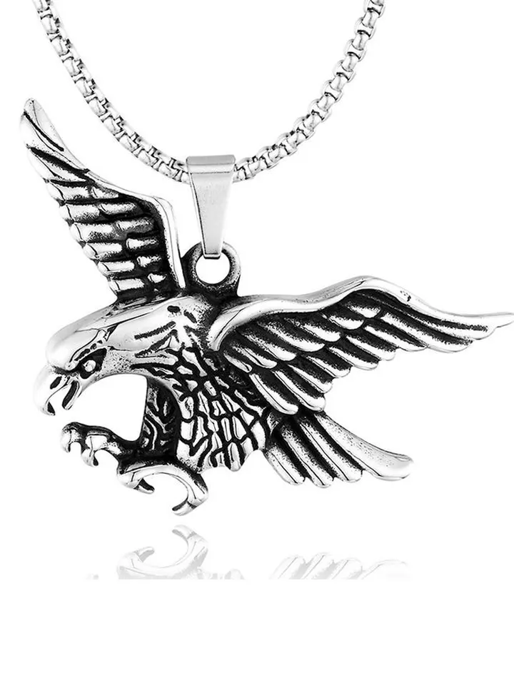 Casual Men Eagle Pendant Necklace
