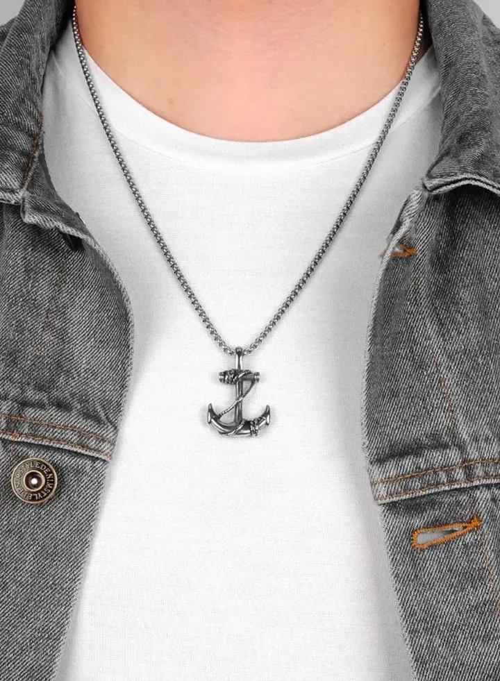Amazing Stainless Steel Necklace For Men Size 60cm