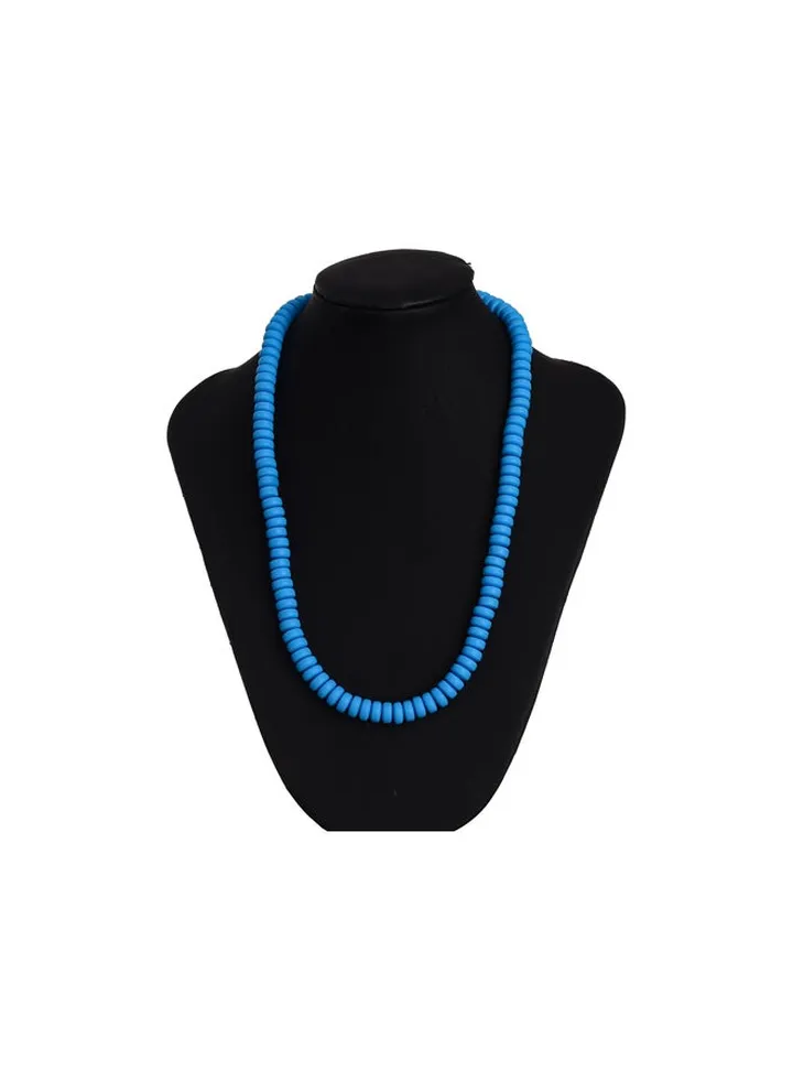 Stainless Steel & Rubber Necklace