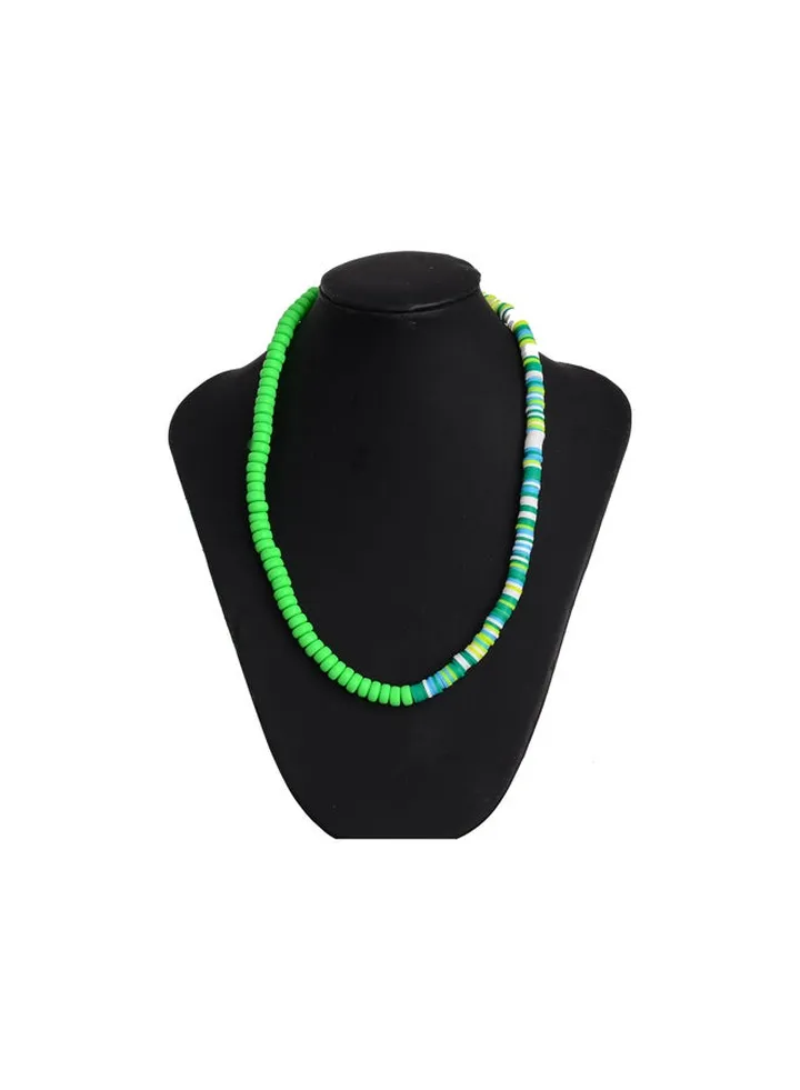 Stainless Steel & Rubber Necklace