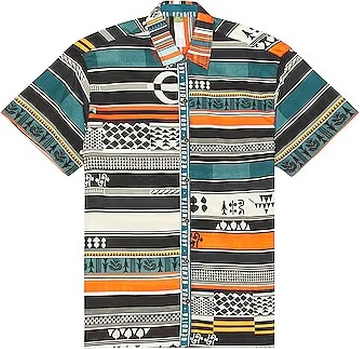 Agua Bendita Byam Honolulu Shirt in Teal