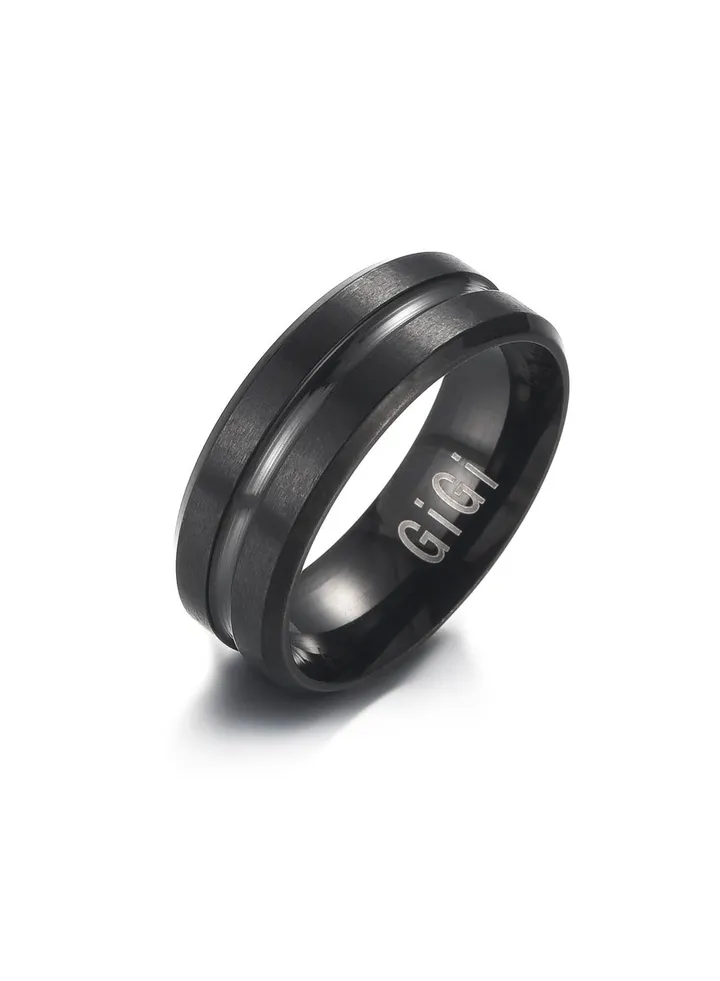 Men's stainless steel ring