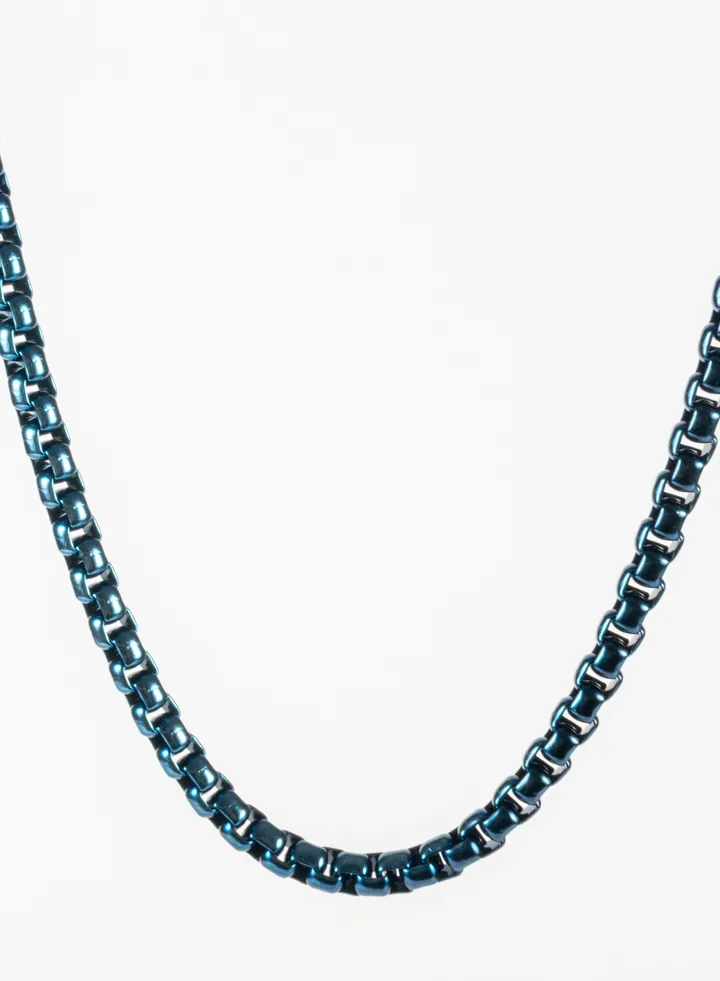 Stainless Steel Necklace Blue
