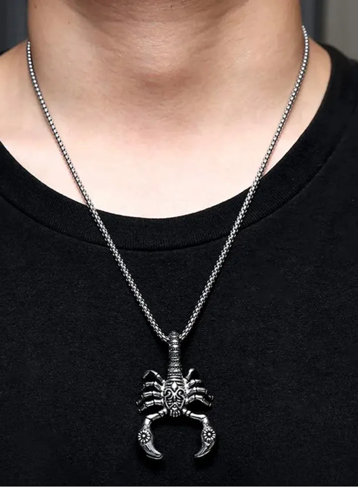 High Quality Silver Stainless Steel Necklace For Men Size 55 cm