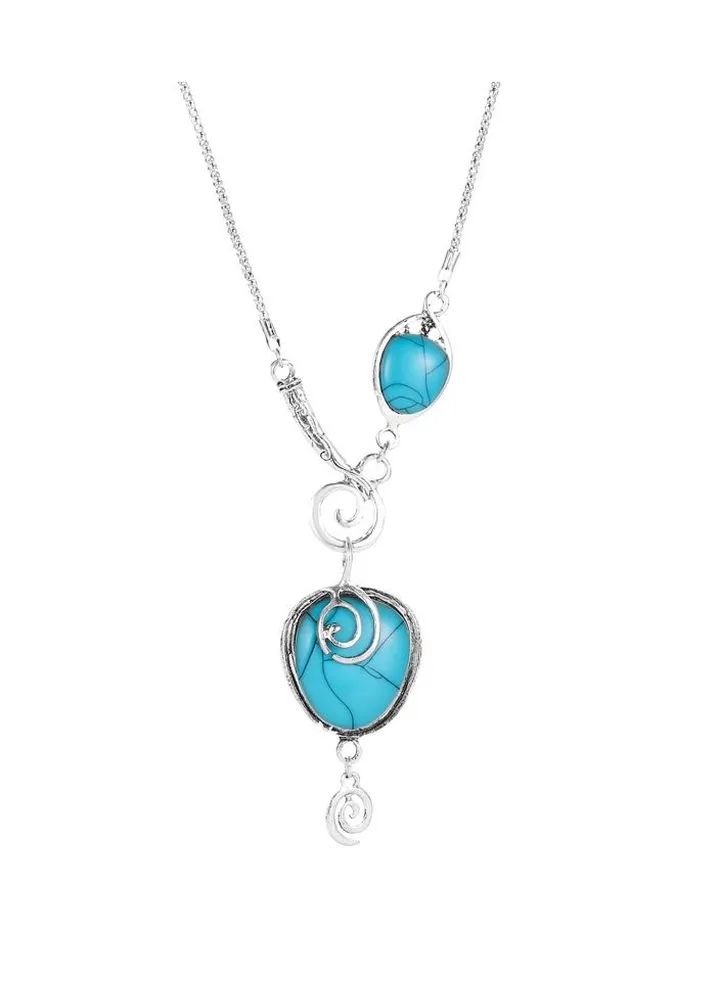 Boho Turquoise Necklace