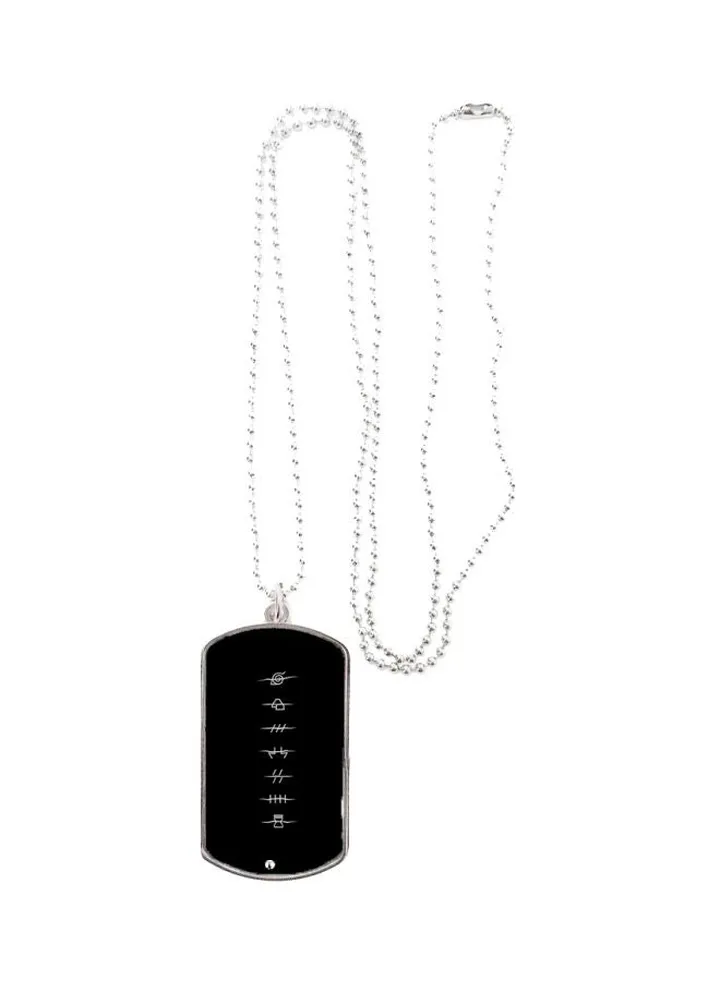Printed Pendant Necklace