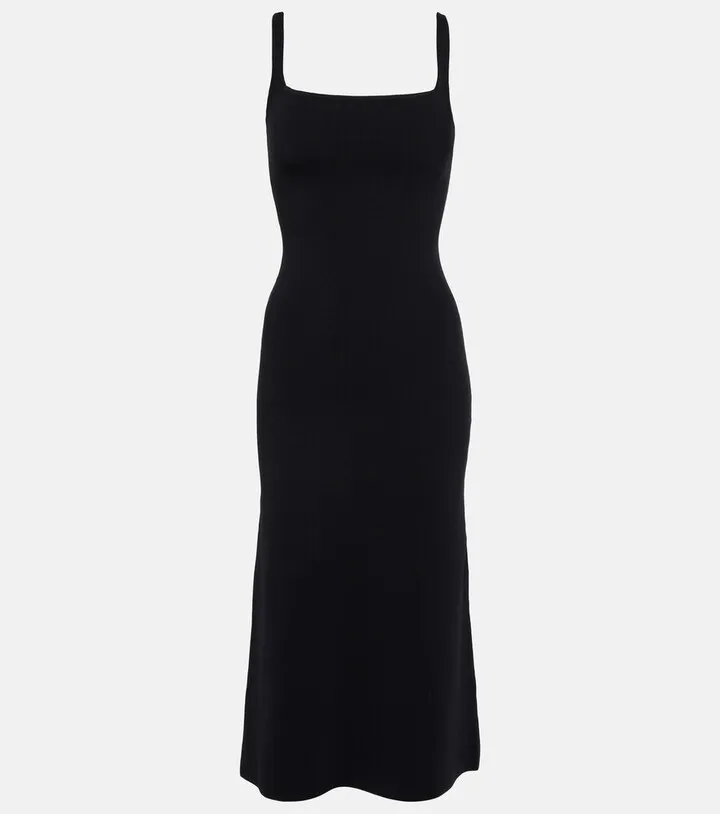 Paityn ribbed-knit midi dress