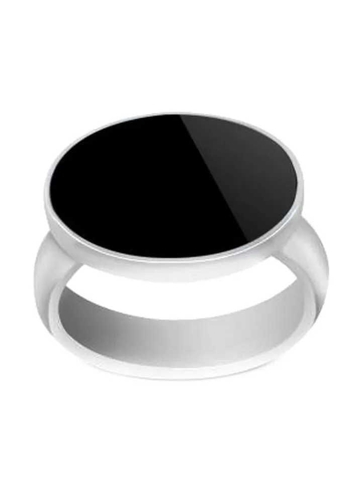 Silver Plated Stone Studded Ring