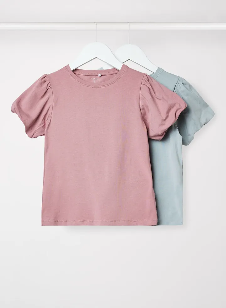 Girls Solid Top (Pack of 2)