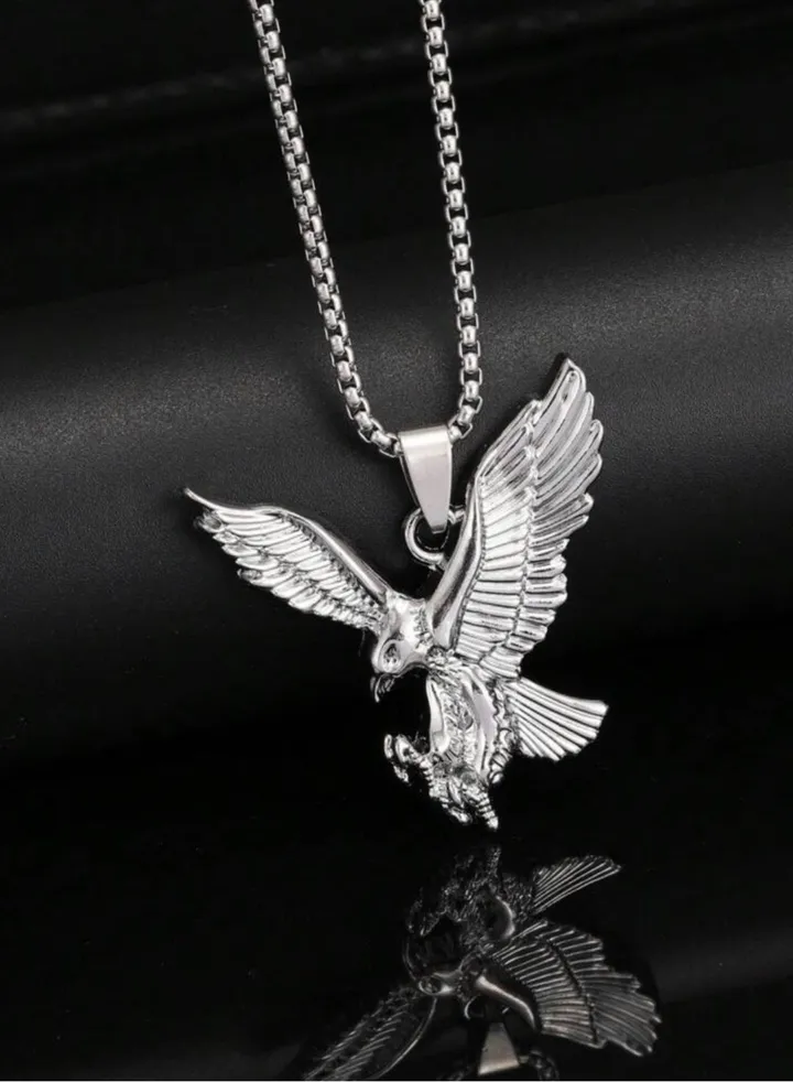 Silver Stainless Steel Necklace For Men Size 60cm