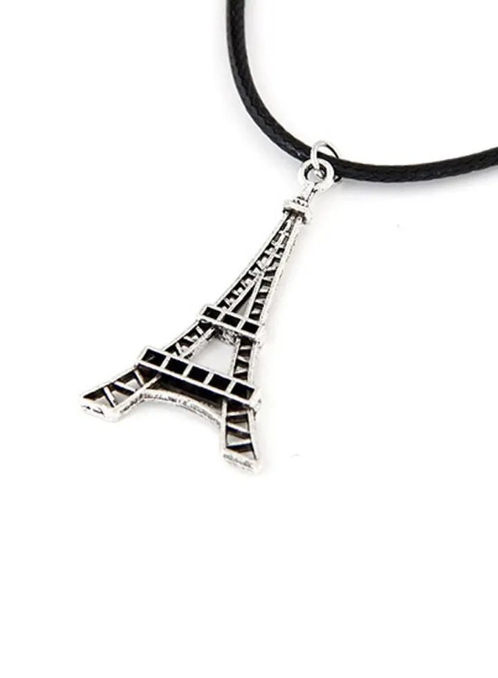 Casual Evil Tower Pendant Necklace