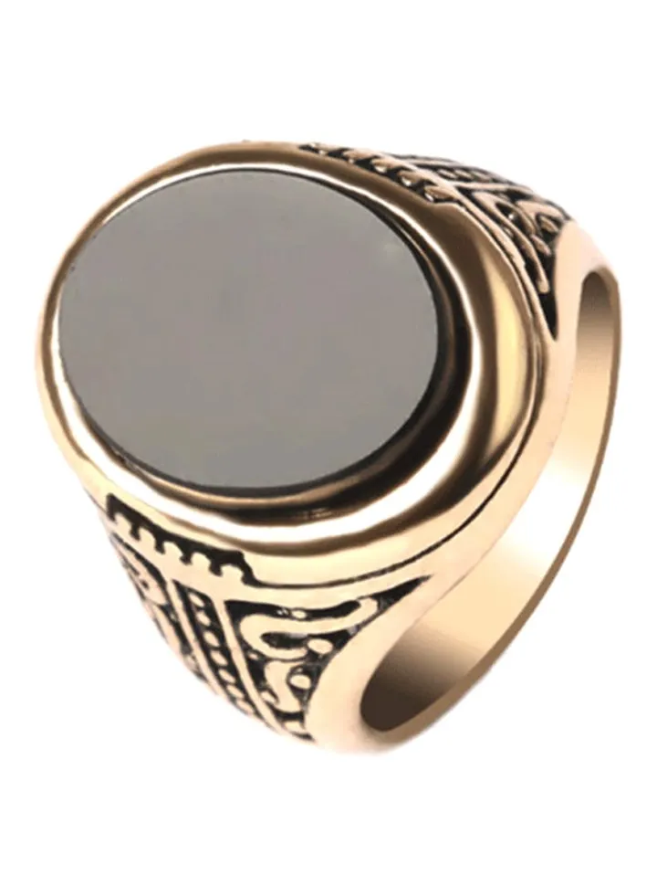 Gold Plated Totem Ring