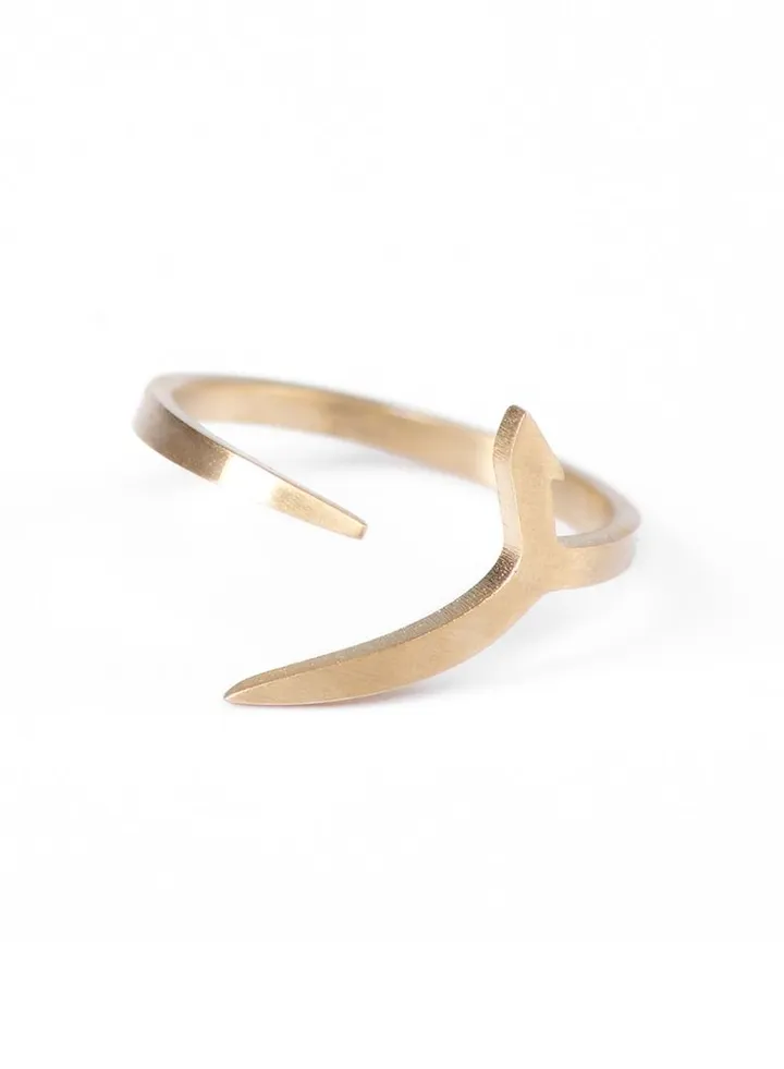 Gold Arabic Alphabets Tasmeiahs Ring