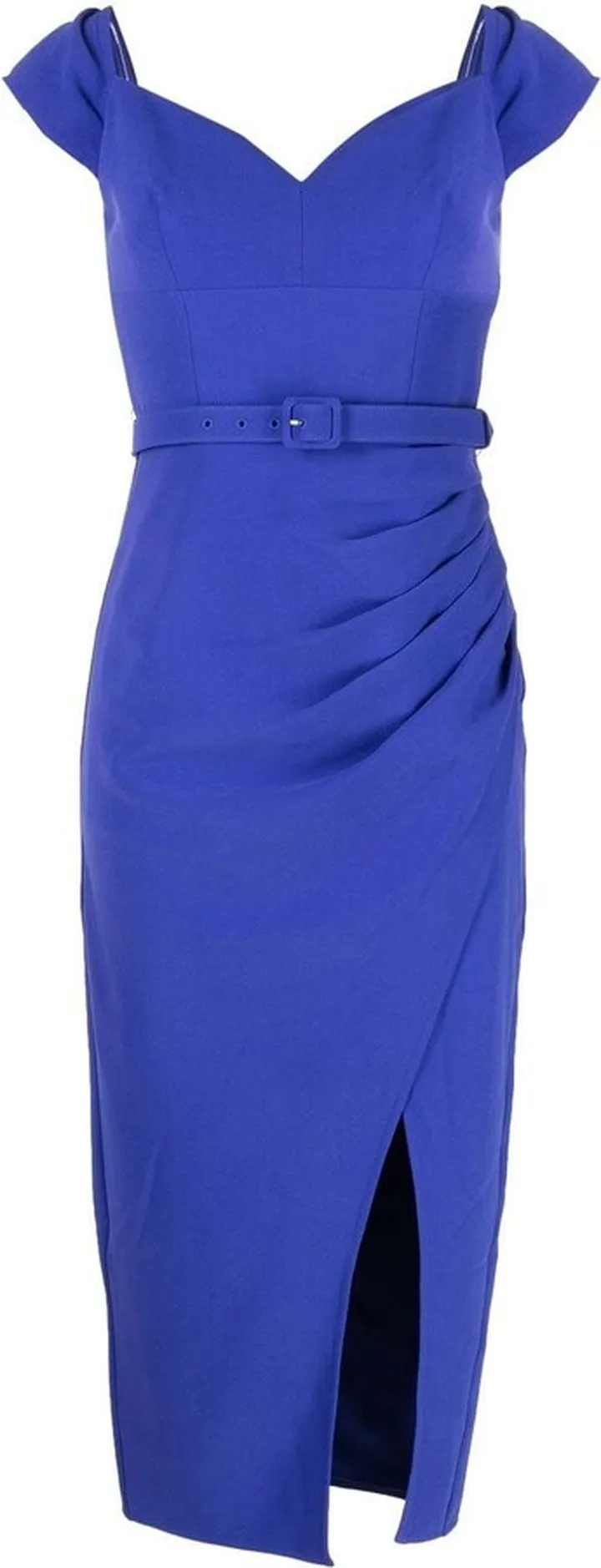 Sweetheart-Neck Midi-Dress