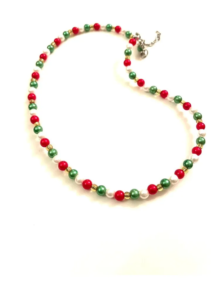 Colorful beaded necklace