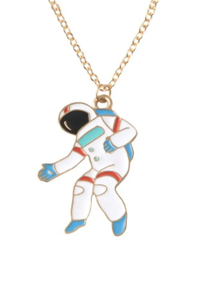 Casual Astronaut Spaceman Necklace