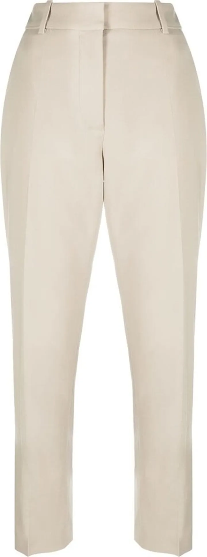 Cropped Straight-Leg Trousers