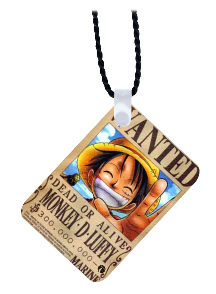 Anime One Piece Wooden Pendant Necklace