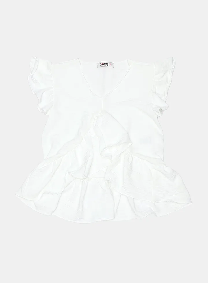 BLOUSE Ecru Junior Girls