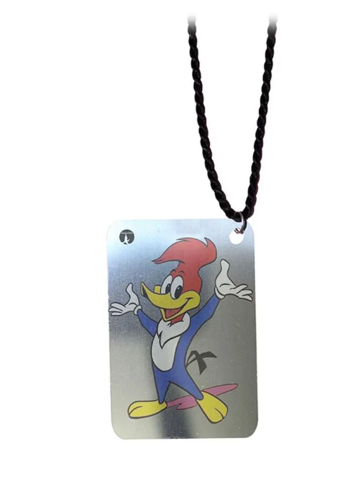 Woody Woodpecker Metal Pendant Necklace