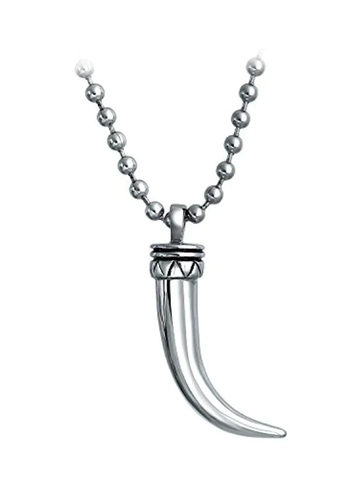 925 Sterling Silver Italian Amulet Pendant Necklace