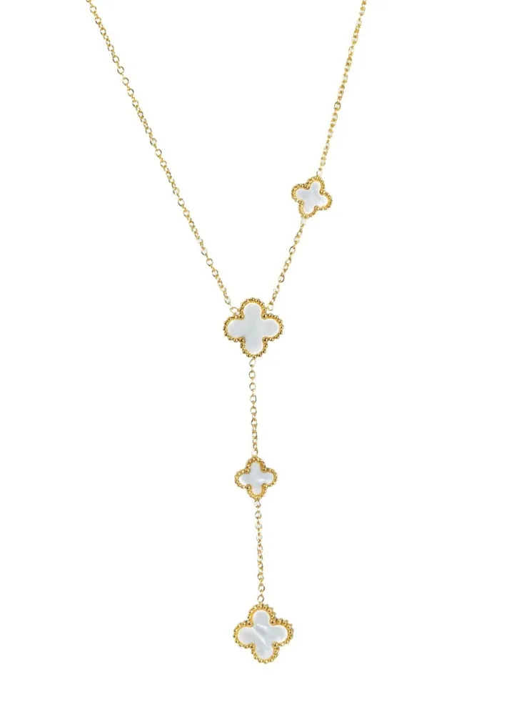 Fixed gold stainless steel chain, length 45cm + 5cm extension