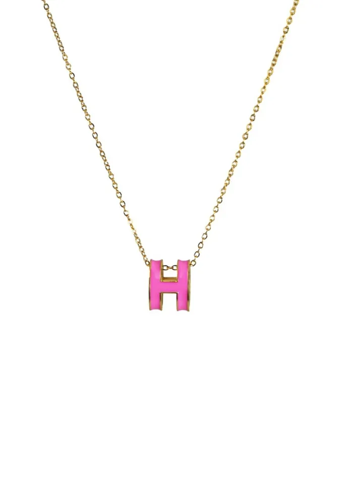Fixed gold stainless steel chain, length 45cm + 5cm extension