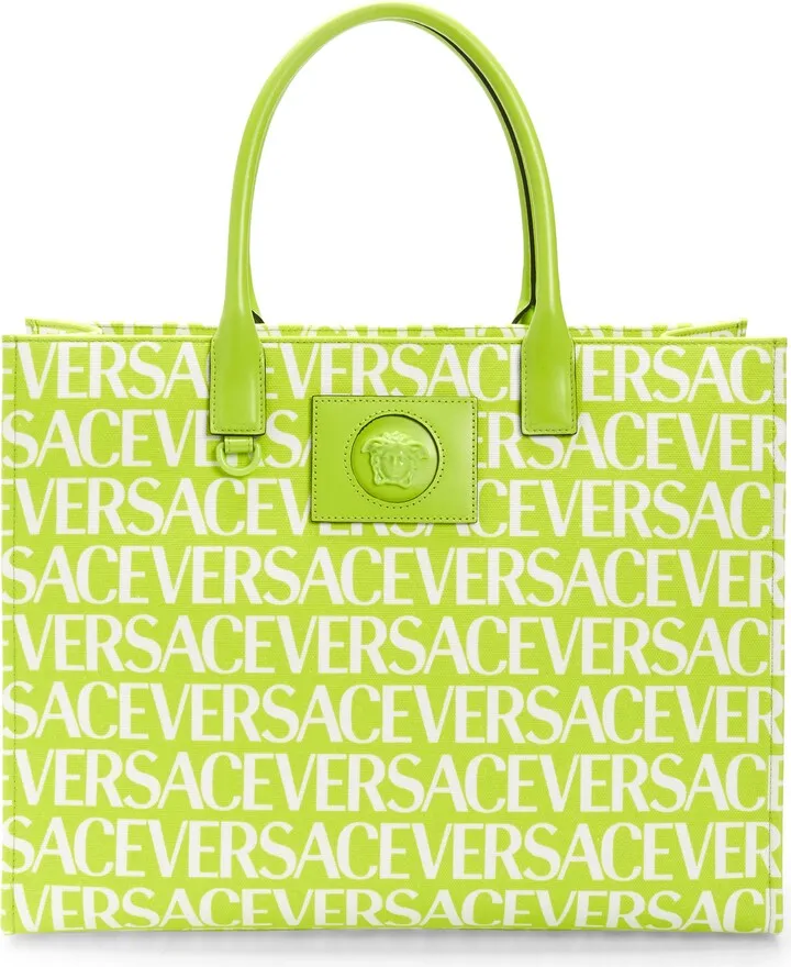 La Medusa Canvas Logo Tote