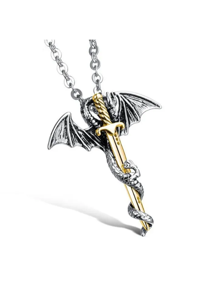 Titanium Steel The Flying Sword Pendant