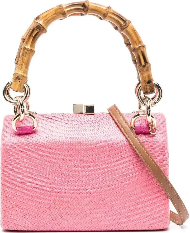 Interwoven Straw Handbag