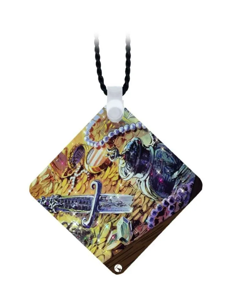 The Anime Jazirat Al Kanz Wooden Pendant