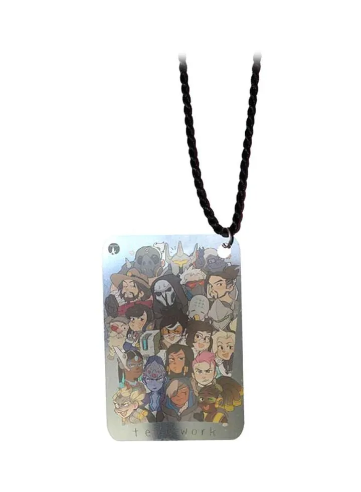 Video Game Overwatch Metal Pendant Necklace