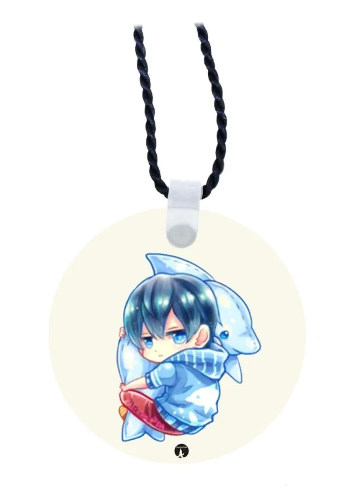Anime Free Wooden Pendant