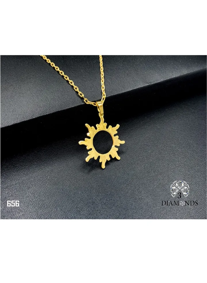 You Are My Sunshine Pendant Necklace For Women Gold Plated