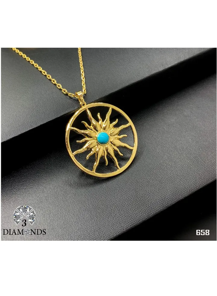 You Are My Sunshine Pendant Necklace For Women Gold Plated