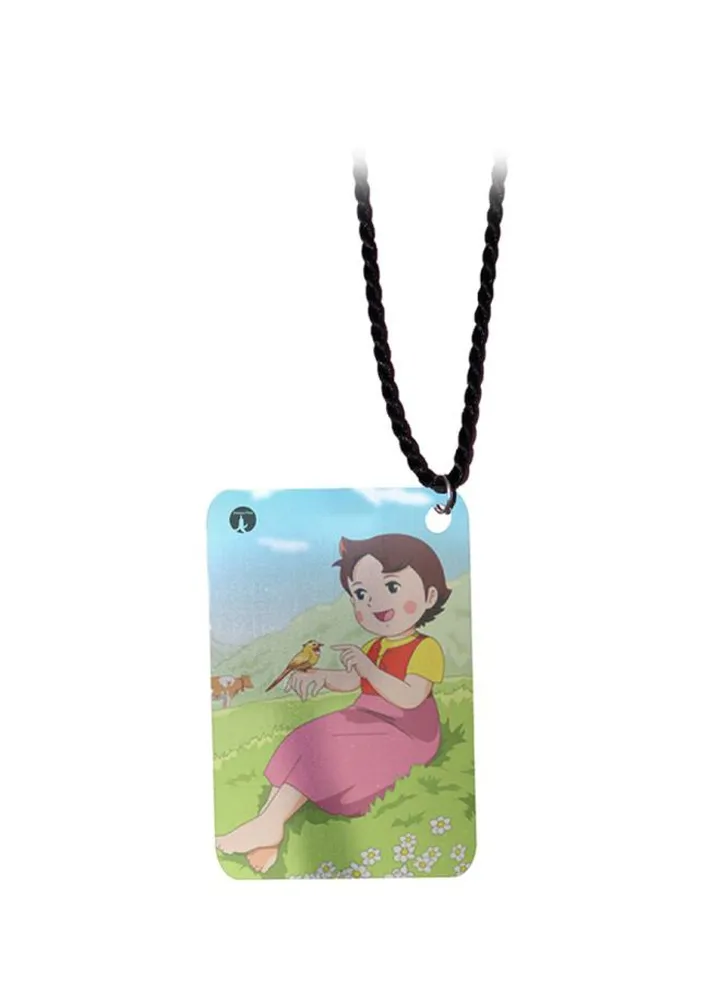 Metal Anime Heidi Girl Of The Alps Pendant Necklace