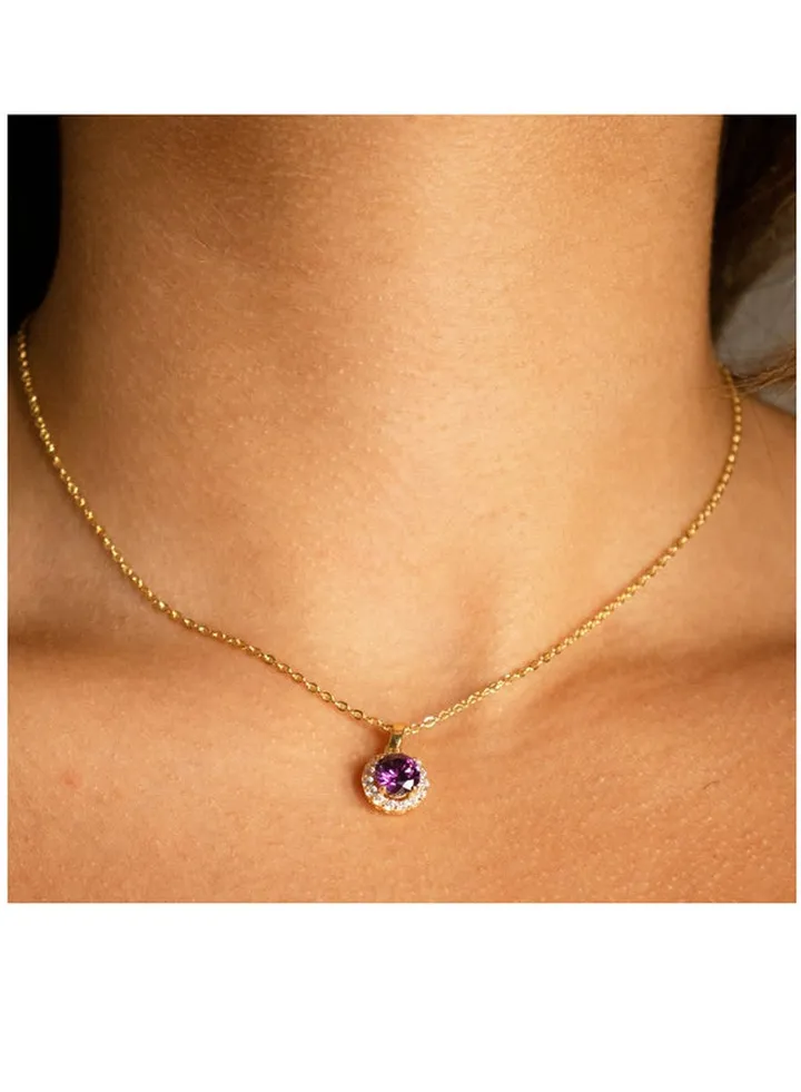 The One Lilac Necklace