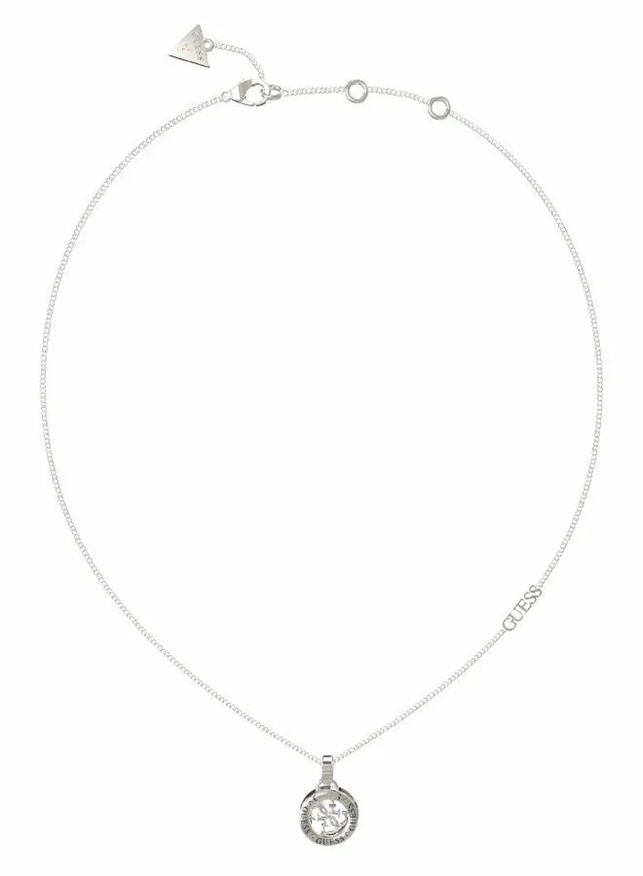 Logo Black Charm Necklace