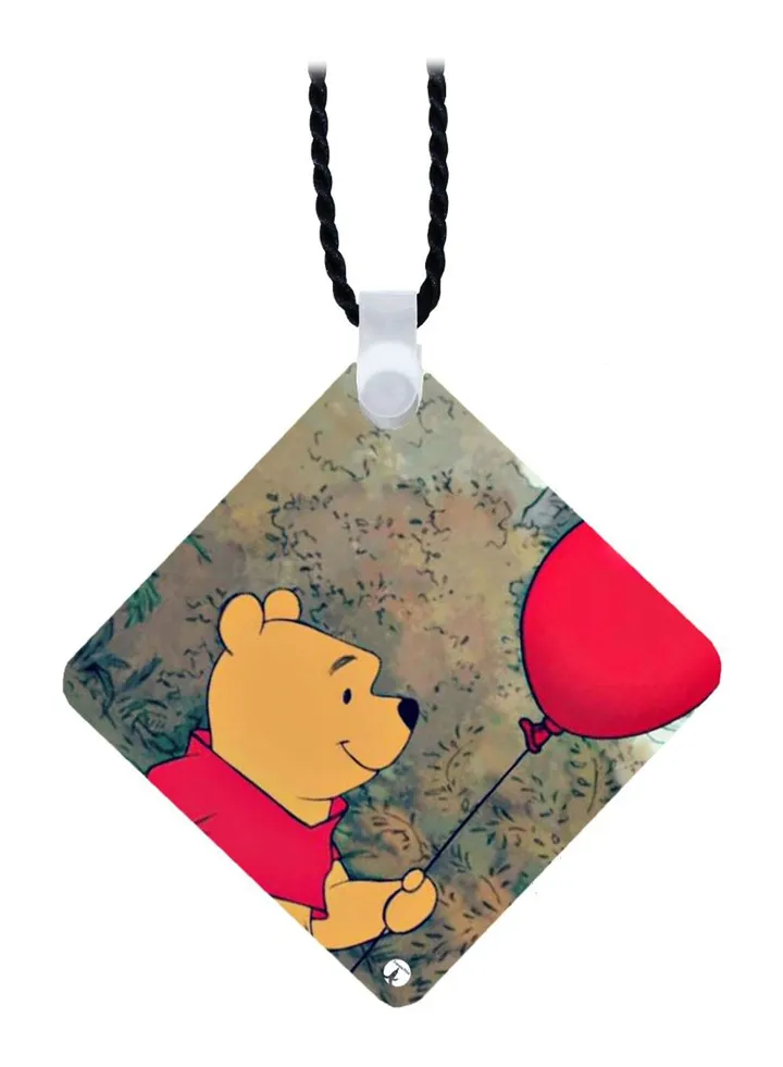 Wooden Winnie The Pooh Pendant Necklace