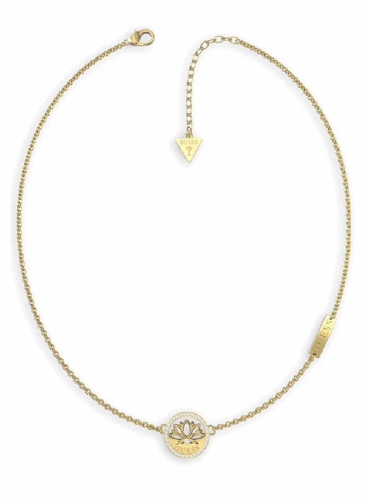 Lotus Coin Necklace