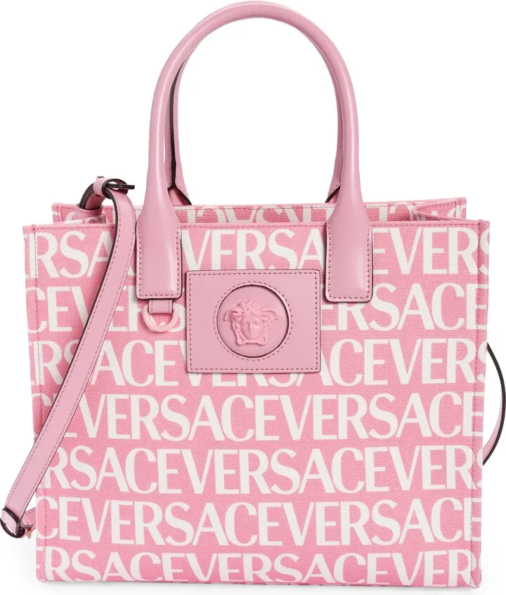 Small La Medusa Canvas Tote