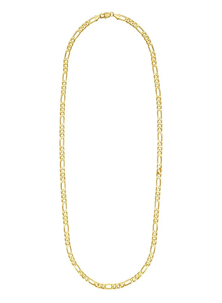 Plain Gold Link Chain 24-Inch SJ-212201