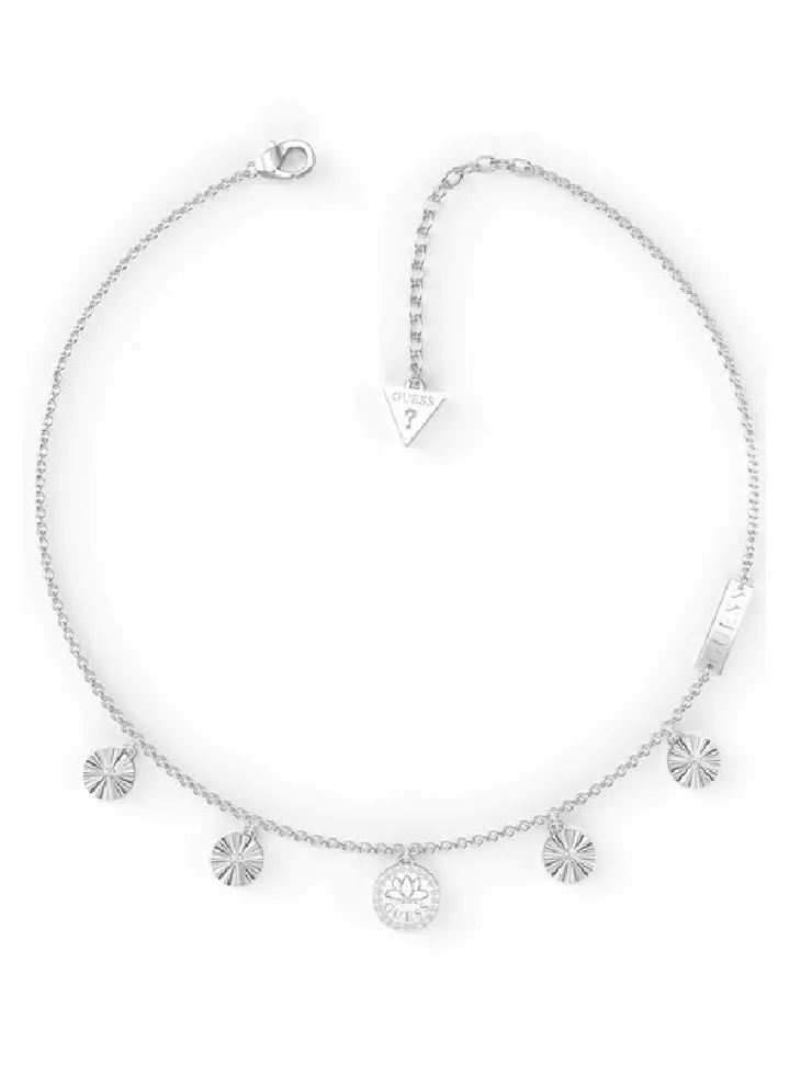 Multi Charms Lotus Necklace