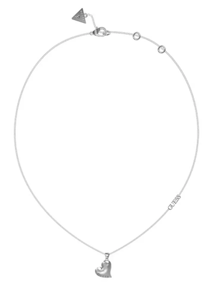 Fluid Heart Charm Necklace