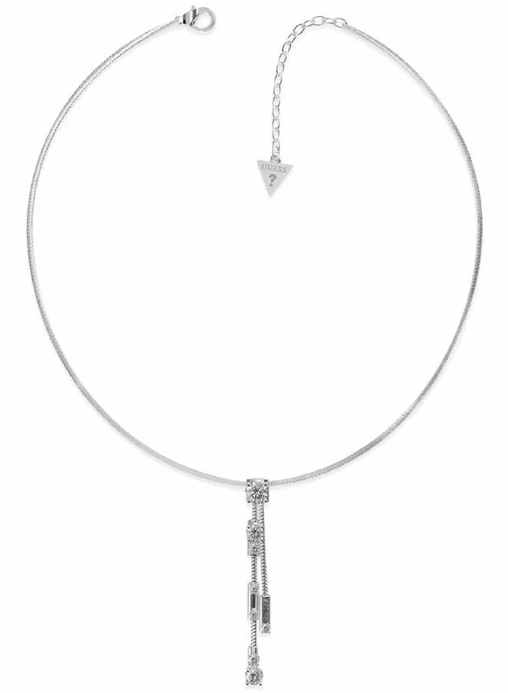 Y Chain White Necklace