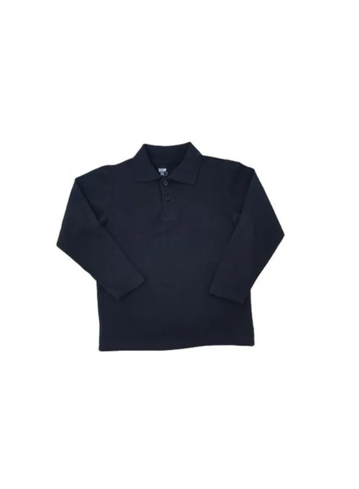 Kids Basic Polo Shirt Long Sleeves