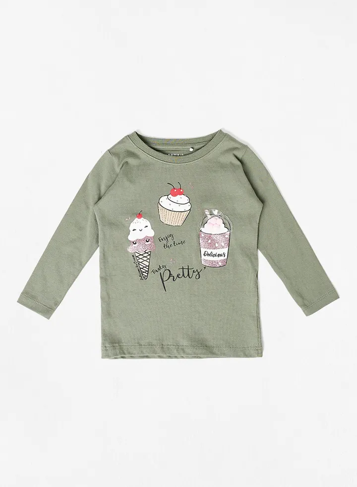 Kids Dessert T-Shirt Green