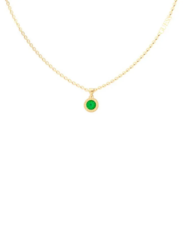 Emerald Charm Necklace