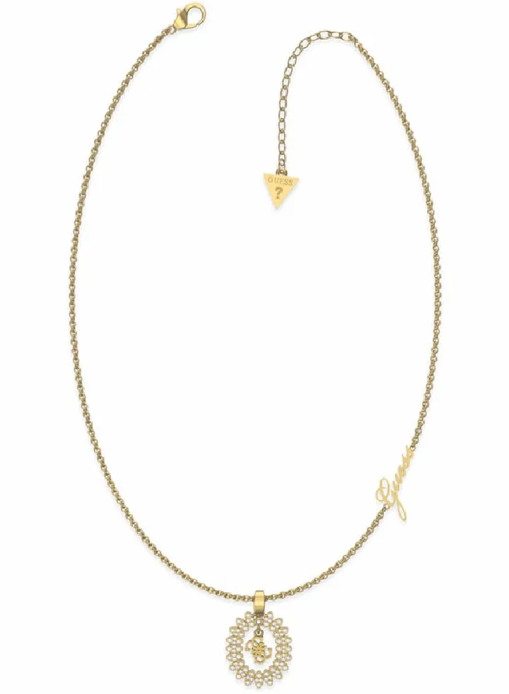 White Charm Necklace